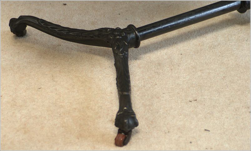 7004 Patent Antique Reading Table, Stand (J Foot Adapta Table) (8)